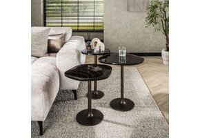 Hoyz Collection - Bijzettafel Eclipse M - Koper Antiek Finish