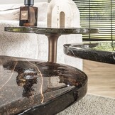 Hoyz Collection - Bijzettafel Eclipse M - Koper Antiek Finish