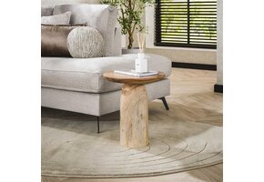 Hoyz Collection - Bijzettafel River Solid L - Massief Acacia Naturel