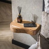 Hoyz Collection - Nachtkastje Organic  - Massief Acacia Naturel - Set van 2