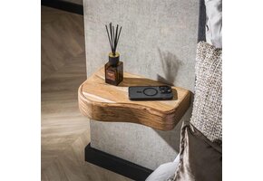 Hoyz Collection - Nachtkastje Organic  - Massief Acacia Naturel - Set van 2