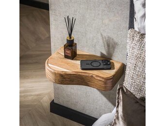 Hoyz Collection - Nachtkastje Organic  - Massief Acacia Naturel - Set van 2