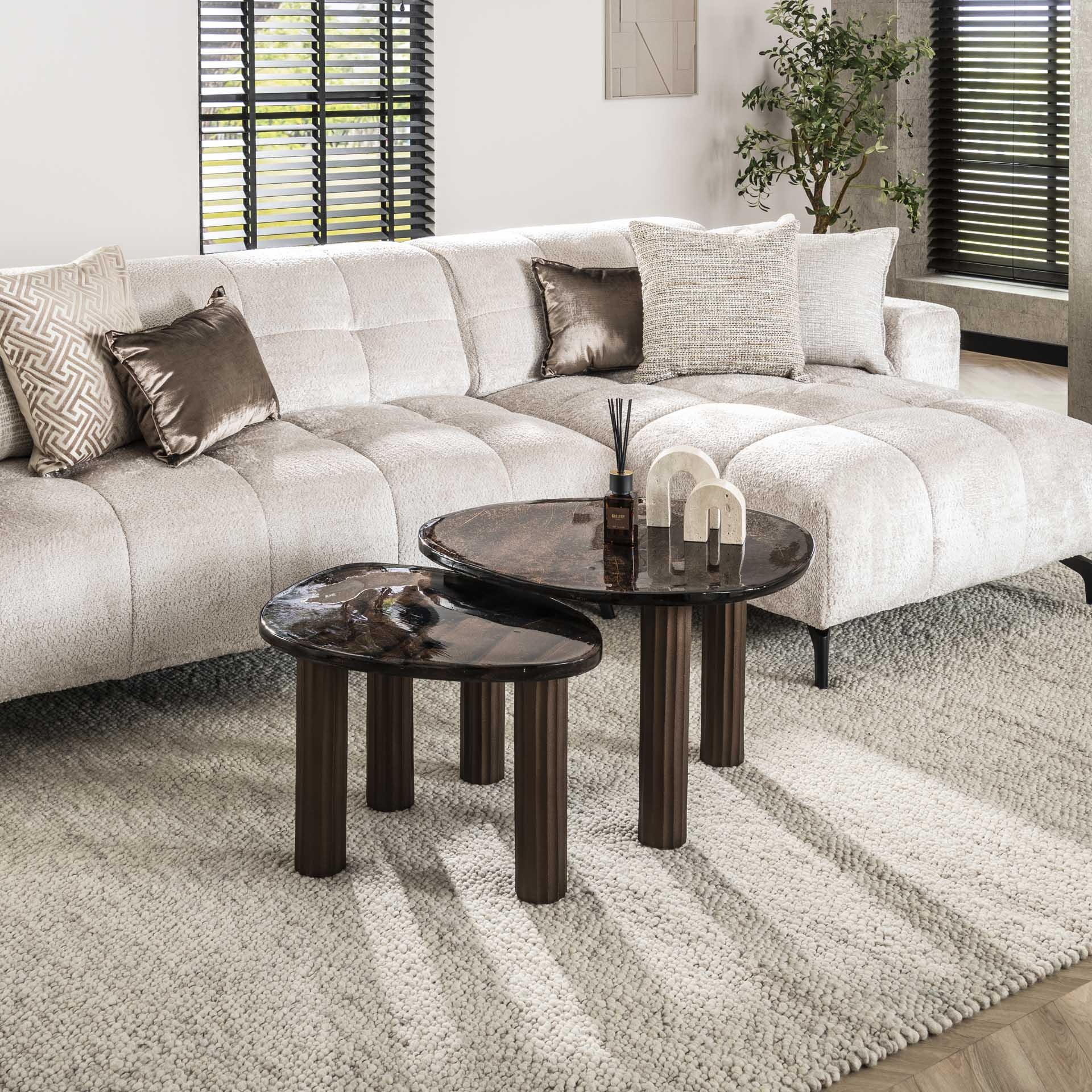 Hoyz Collection - Salontafel Eclipse L - Koper Antiek Finish