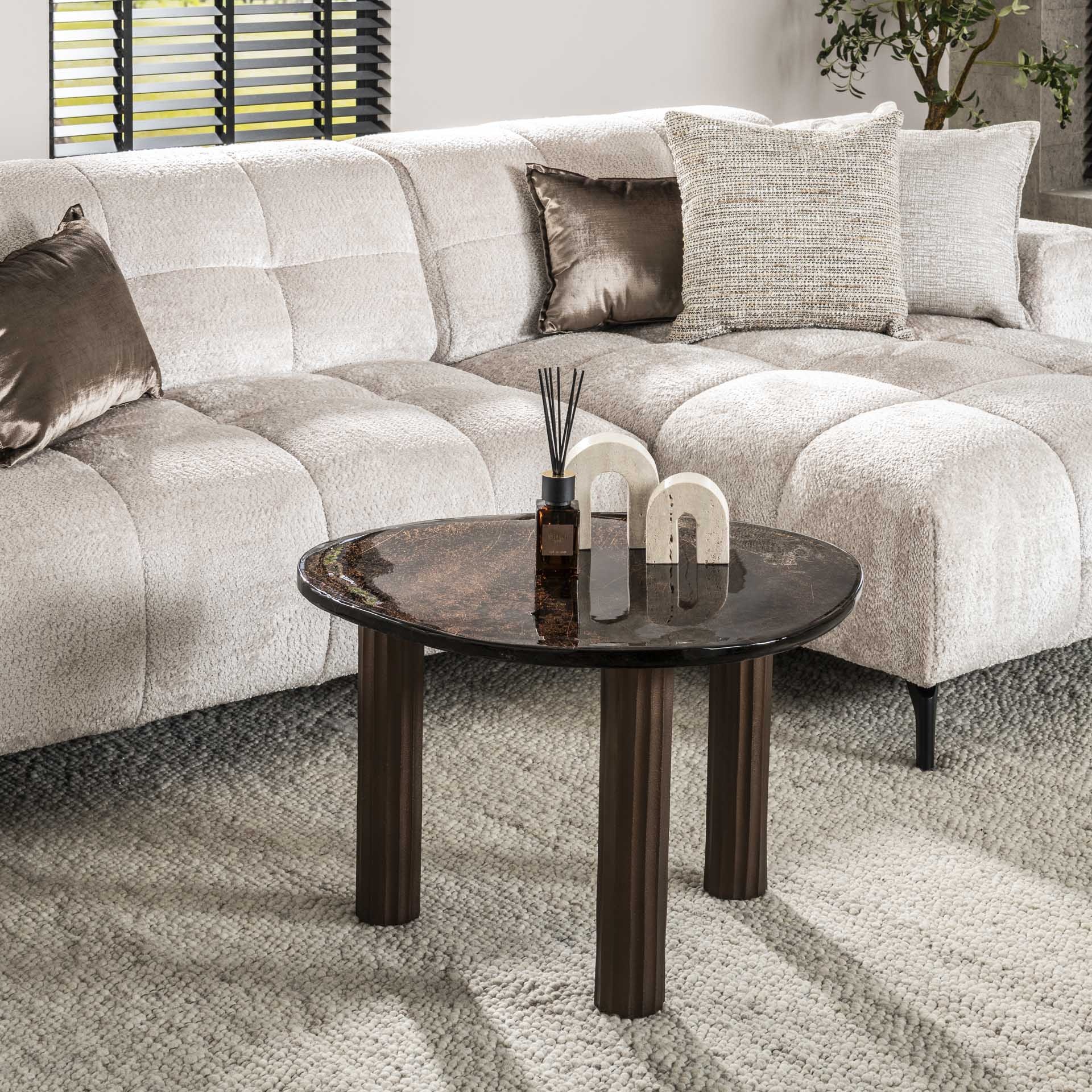 Hoyz Collection - Salontafel Eclipse L - Koper Antiek Finish