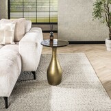 Hoyz Collection - Bijzettafel Eclipse Druppel M - Goud Antiek Finish