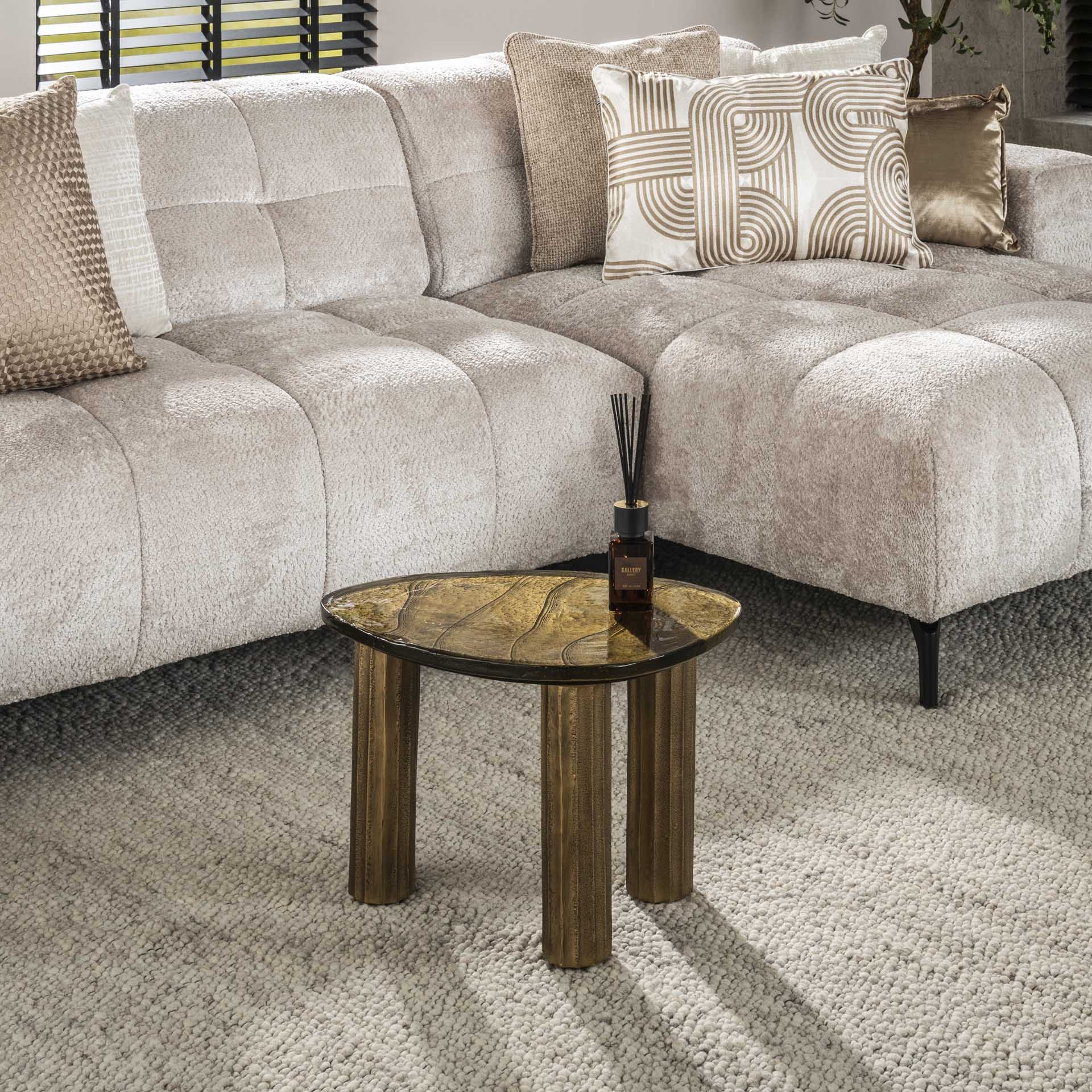 Hoyz Collection - Salontafel Eclipse S - Goud Antiek Finish