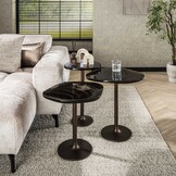 Hoyz Collection - Bijzettafel Eclipse L - Koper Antiek Finish