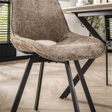 Hoyz Collection - Stoel Swivel - Rich Champagne - Set van 4