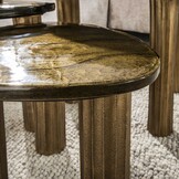 Hoyz Collection - Salontafel Eclipse L - Goud Antiek Finish