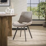 Hoyz Collection - Stoel Swivel - Rich Zandkleur - Set van 4