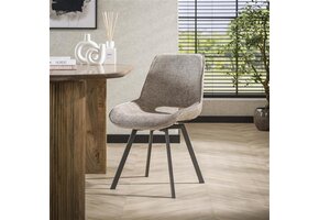 Hoyz Collection - Stoel Swivel - Rich Zandkleur - Set van 4