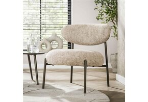 Hoyz Collection - Fauteuil Round - Tissee Cargo Zandkleur