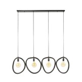 Hoyz Collection - Hanglamp Pebble 4 Lichts - Artic Zwart