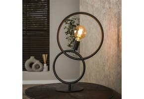 Hoyz Collection - Tafellamp Loop 1-lichts - Artic Zwart