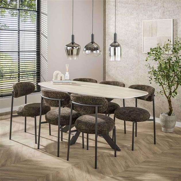 Hoyz Collection - Hanglamp Zenith Mix 3-lichts - Artic Zwart