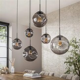 Hoyz Collection - Hanglamp Stellar Black 6-lichts - Artic Zwart