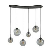 Hoyz Collection - Hanglamp Stellar Black 6-lichts - Artic Zwart