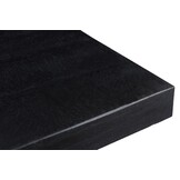 Livingfurn - e Zwart Eetkamertafel -  -  Mango Hout  - 180 cm