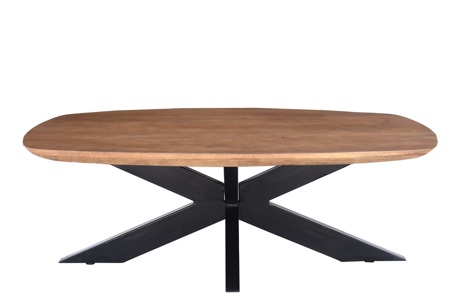 Livingfurn - Salontafel Jesper 120cm - Mangohout / Gecoat Staal