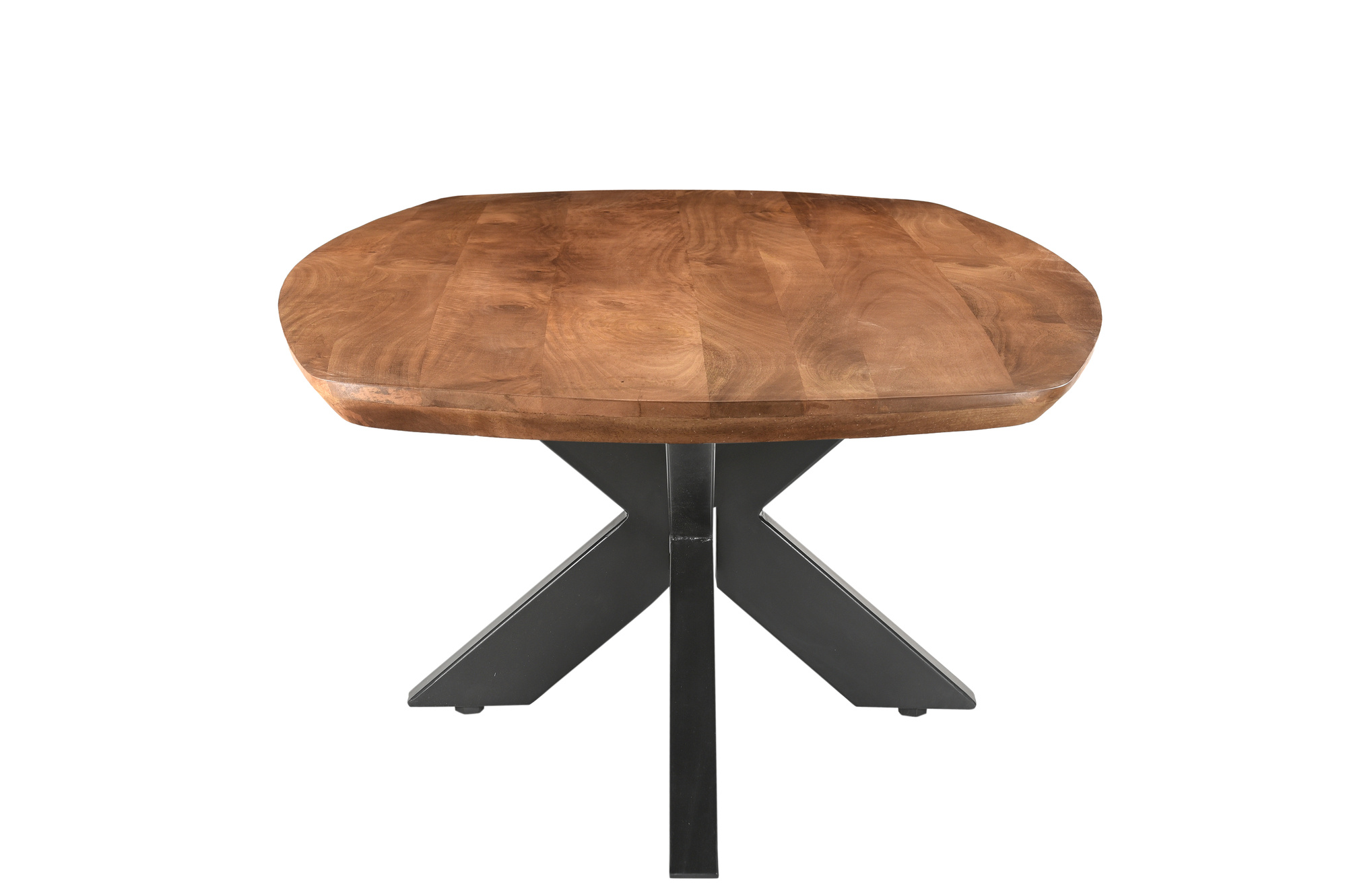 Livingfurn - Salontafel Jesper 120cm - Mangohout / Gecoat Staal