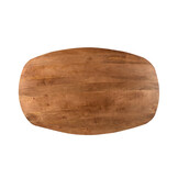 Livingfurn - Salontafel Jesper 120cm - Mangohout / Gecoat Staal