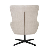 Livingfurn - Fauteuils Naomi Toffee - Beige - Stof
