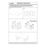 Livingfurn - Salontafel Badou 120cm - Mangohout
