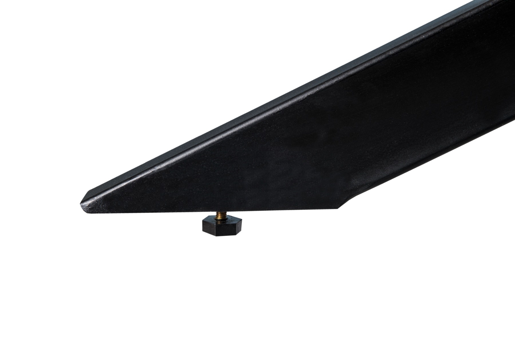 Livingfurn - Eetkamertafel Oslo Ovaal Zwart - Acasia Hout - 180 cm - Zwart