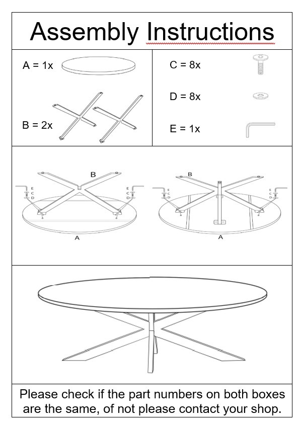 Livingfurn - Eetkamertafel Oslo Ovaal Zwart - Acasia Hout - 180 cm - Zwart