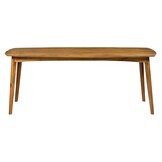 Livingfurn - Eetkamertafel Elias - 200cm-  Klassieke eettafel - Mangohout - Bruin