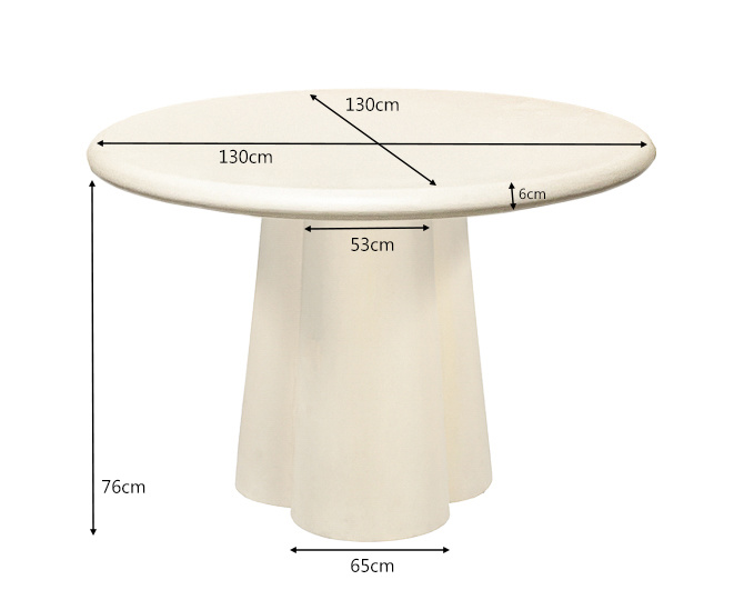 Brix - Salontafel Brix Clubs Sandy 130cm - Beton / MDF