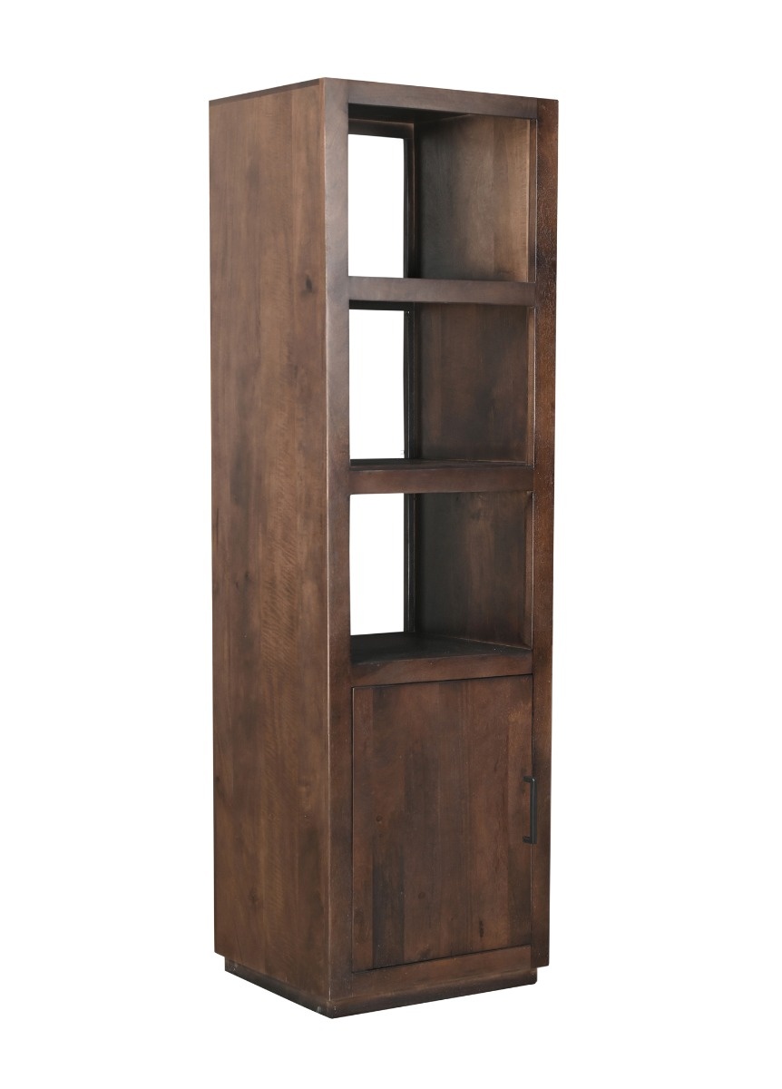 Livingfurn - Boekenkasten Jaxx Brown 60cm - Mangohout