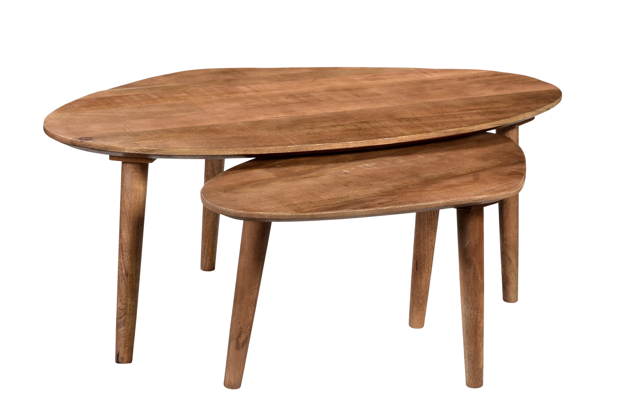 Livingfurn - Salontafel Xavier set of 2 - Mangohout