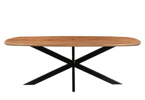 Livingfurn - Eetkamertafel Jesper Danish Oval 210cm - Mangohout
