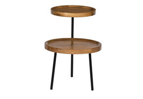 Brix - Bijzettafel Ruby - Mangohout - 45x45x60