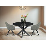 Livingfurn - Ronde Eetkamertafel Oslo - Acasia Hout  - 130