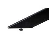 Livingfurn - e Ovale Eetkamertafel -  -  Acasia Hout  - 240 cm - Bruin