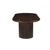 Livingfurn - Eetkamertafel Sevilla Brown 300cm - Mangohout