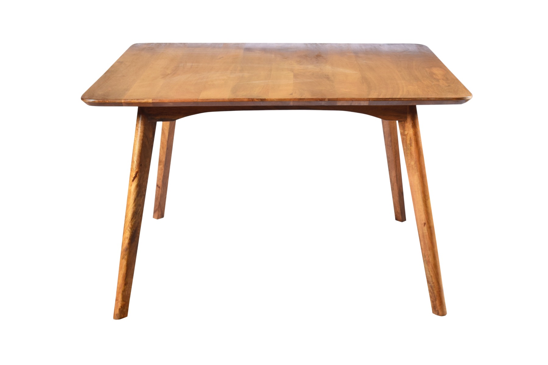 Livingfurn - Eetkamertafel Elias - 120cm -  Mangohout - Bruin