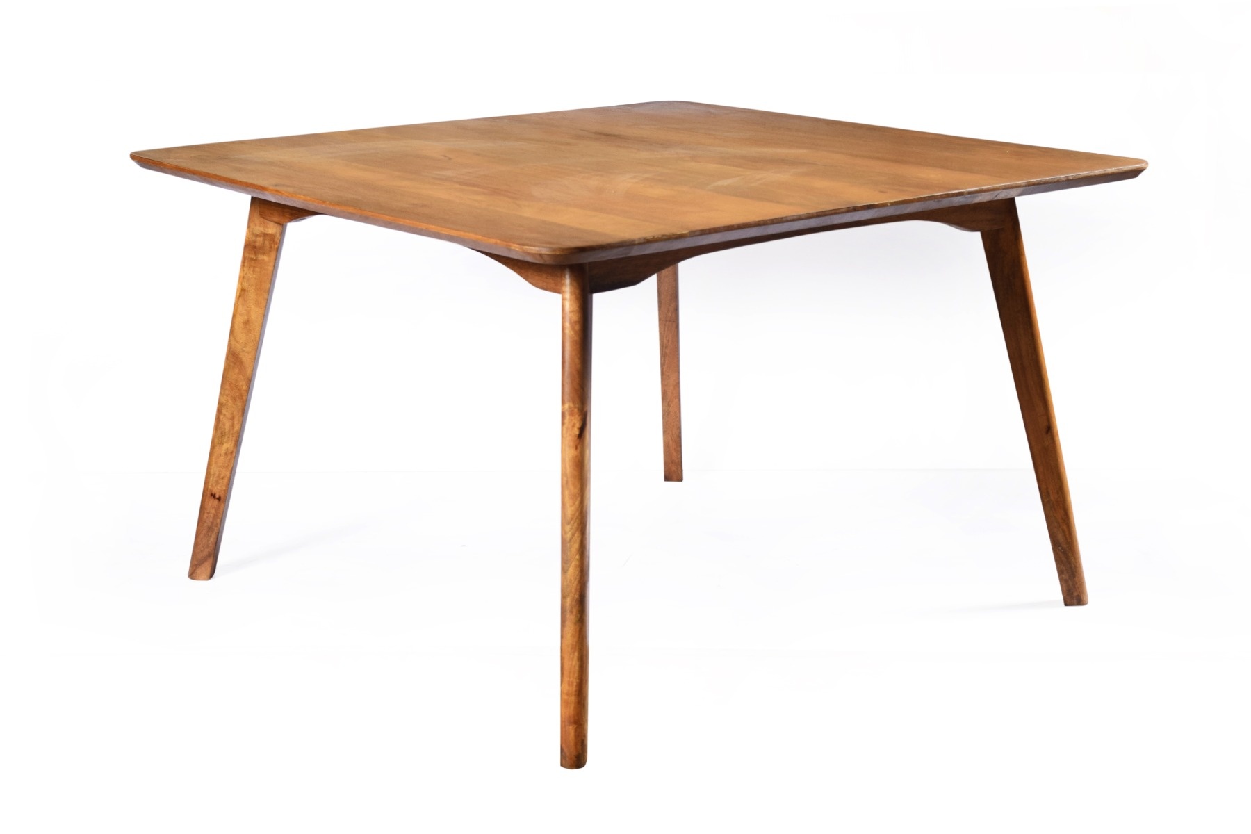 Livingfurn - Eetkamertafel Elias - 120cm -  Mangohout - Bruin