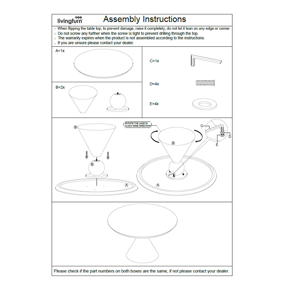 Brix - Salontafel Brix Baltho - Mangohout