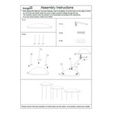 Brix - Salontafel Brix Loua Zwart - 70x70x39 - Mangohout