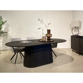 Livingfurn - Eetkamertafel - Tobago Espresso 200cm - Bruin