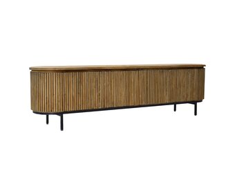 Livingfurn - TV-meubel - Lausanne - Teakhout - 210cm