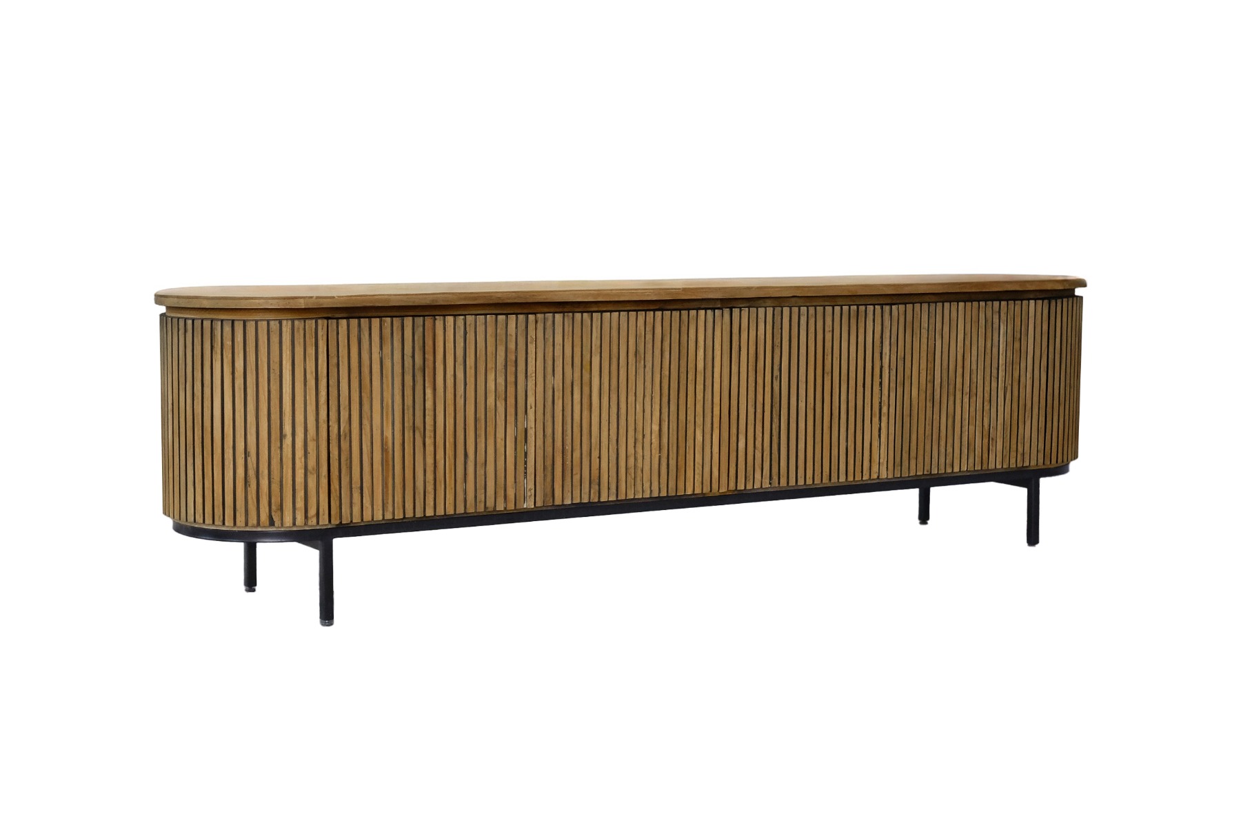Livingfurn - TV-meubel - Lausanne - Teakhout - 210cm