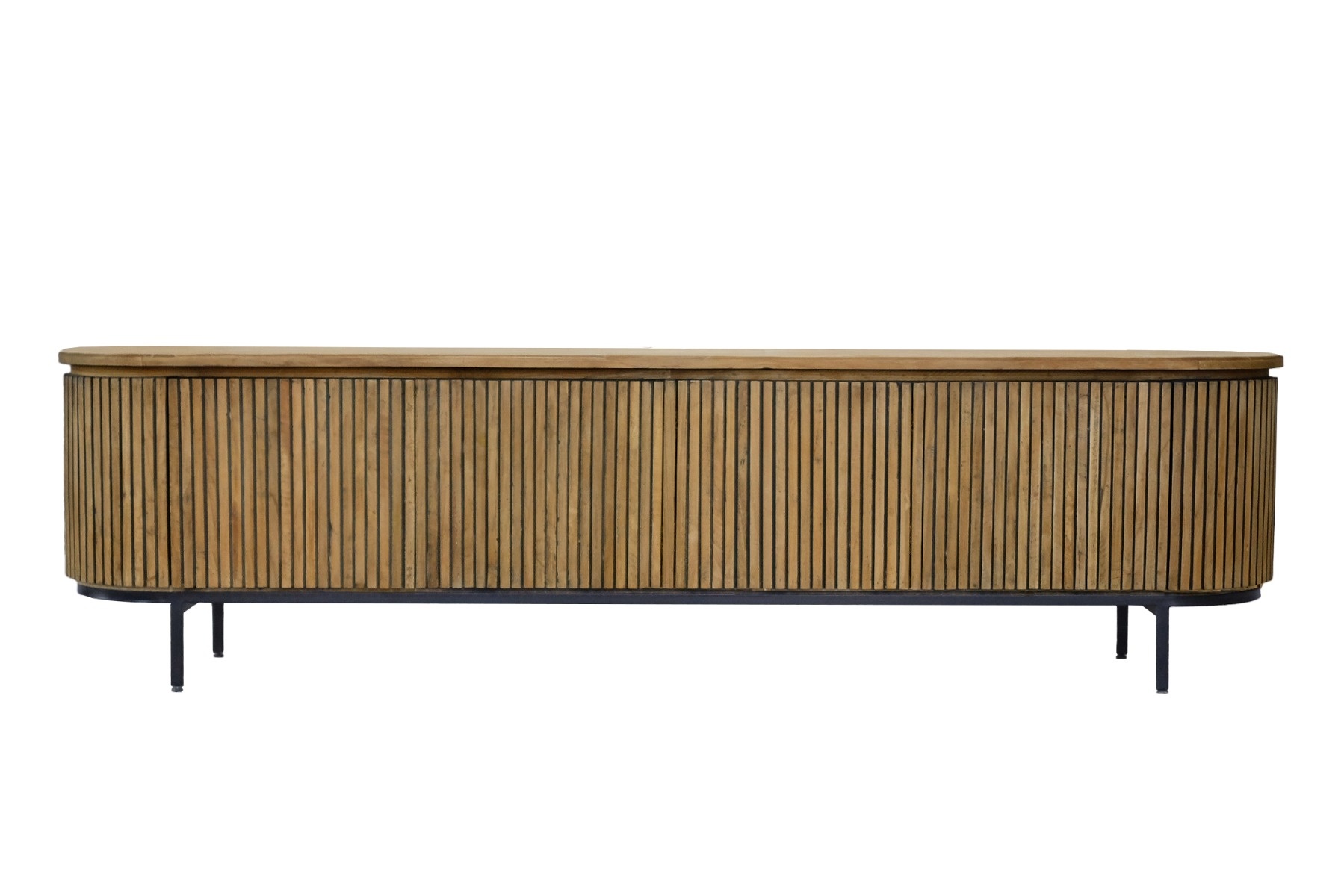 Livingfurn - TV-meubel - Lausanne - Teakhout - 210cm