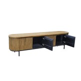 Livingfurn - TV-meubel - Lausanne - Teakhout - 210cm