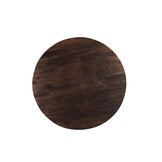 Livingfurn - Eetkamertafel Salvator Walnut 130cm - Mangohout