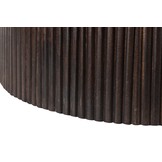 Livingfurn - Eetkamertafel Salvator Walnut 130cm - Mangohout