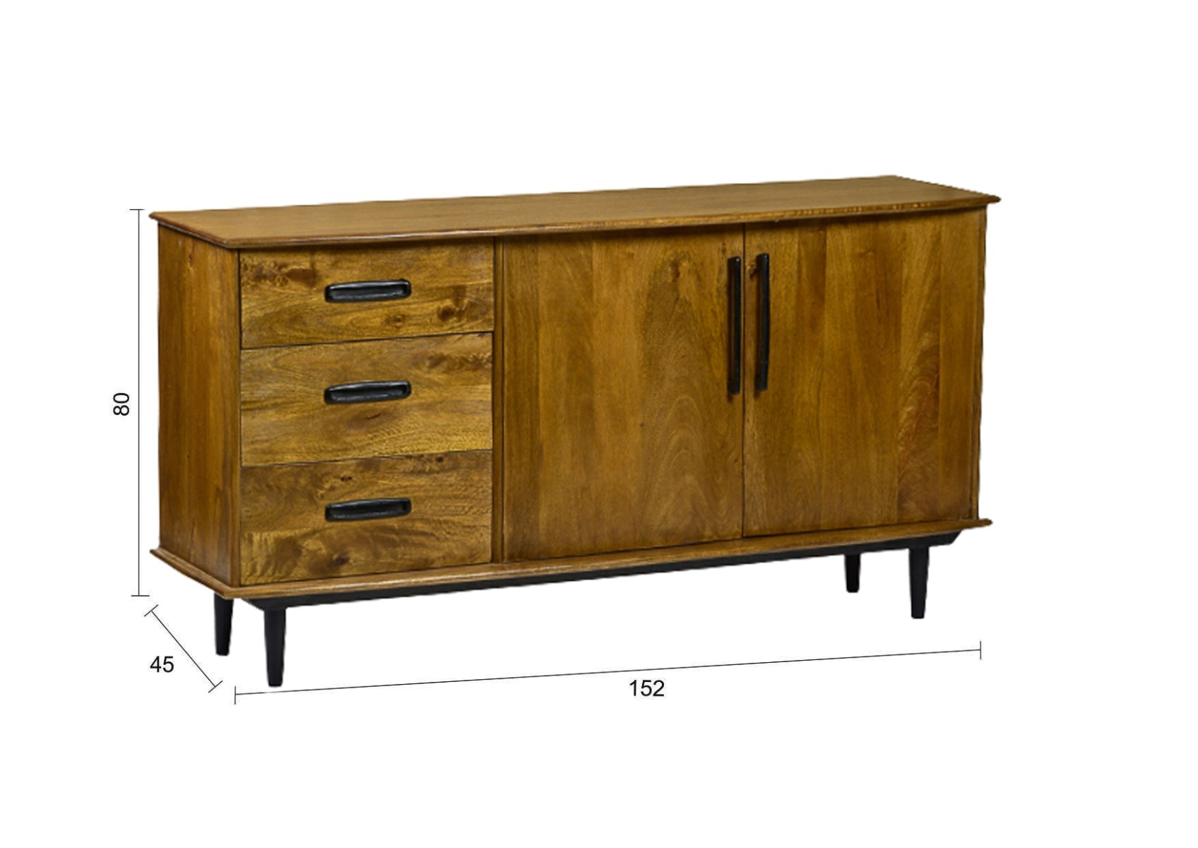 Livingfurn - Dressoir Elias 152cm - Mangohout